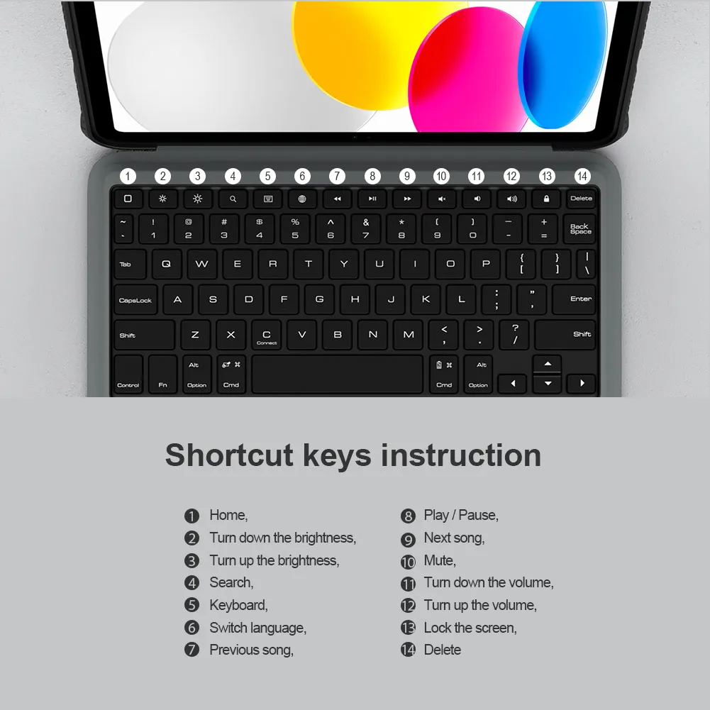 NILLKIN Bumper Combo Keyboard Case for iPad 10th Gen