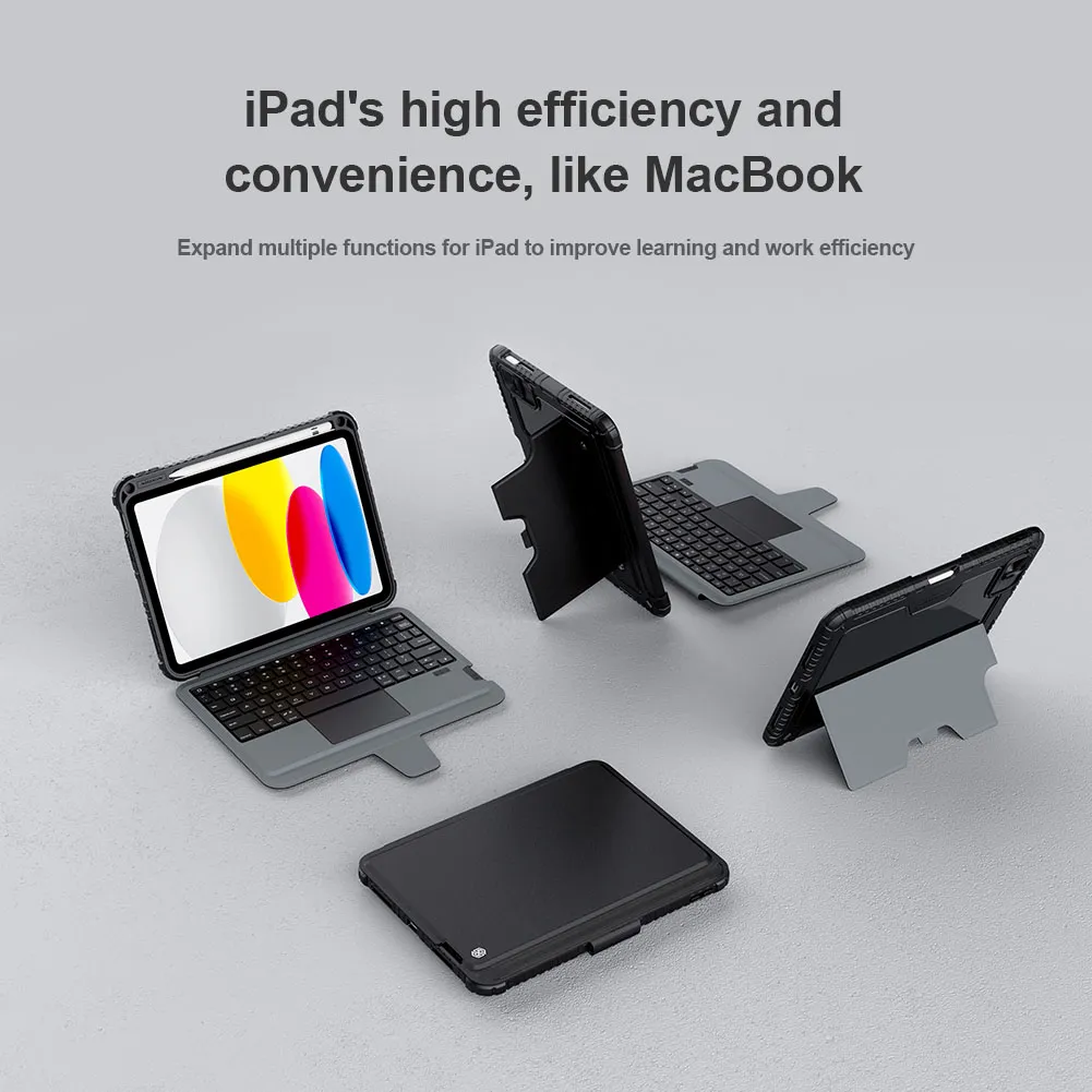 NILLKIN Bumper Combo Keyboard Case for iPad 10th Gen