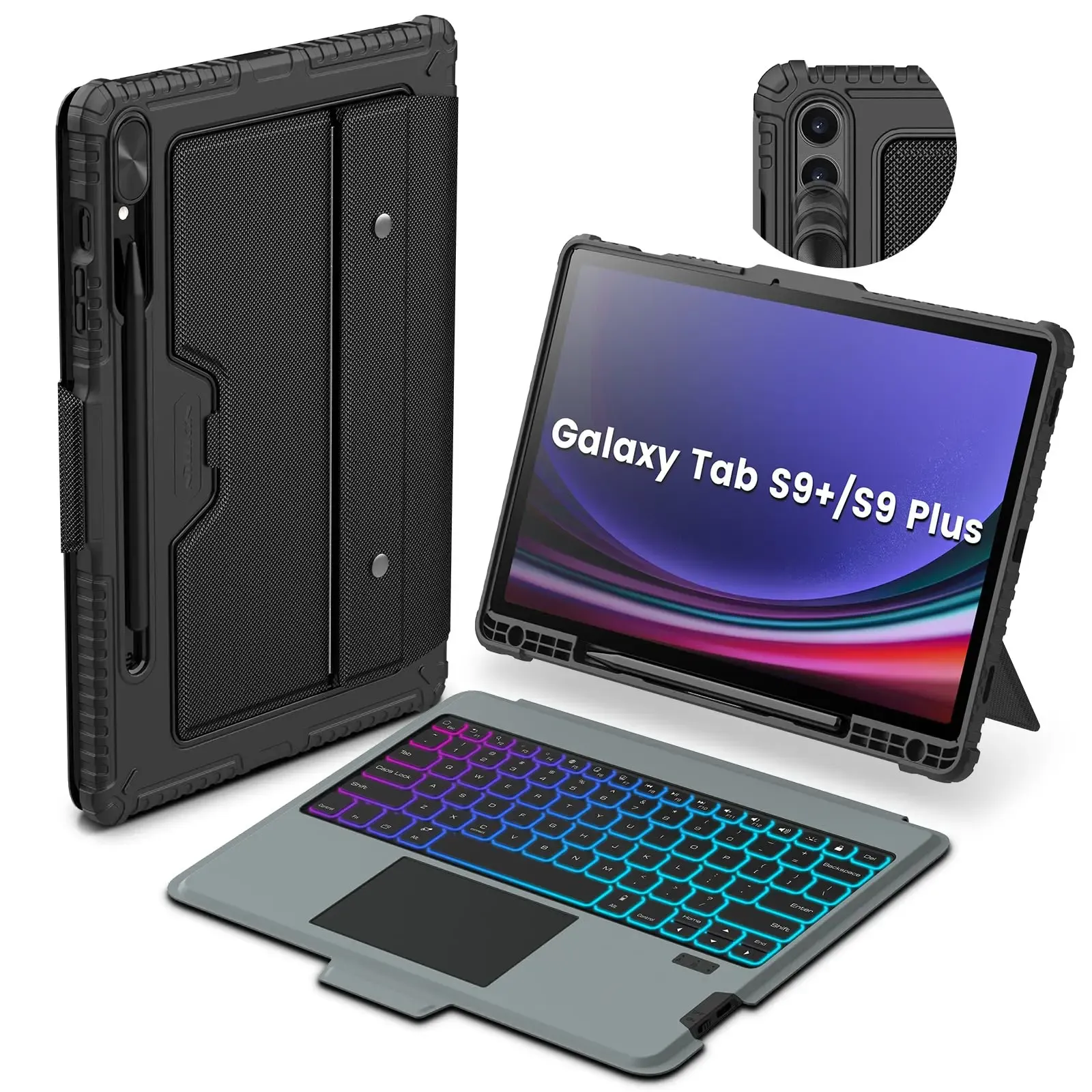 Nillkin Samsung Galaxy Tab S9+ Plus Keyboard Case