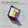 Nillkin iPad A16 Keyboard Case | iPad 11th & 10th Generation Case with Trackpad & Keyboard | Detachable Cover with Pencil Holder