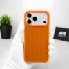 RIMOWA Aluminium Stripes Case for iPhone 17 Pro Max - Premium Liquid Silicone Shockproof Protective Cover