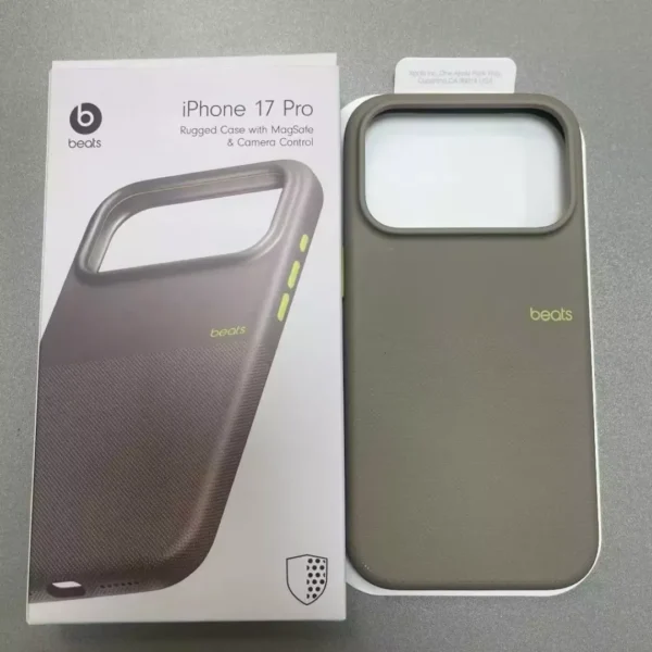 Beats iPhone 17 Pro MagSafe Case - Rugged Drop Protection with Soft Touch Interior - Polycarbonate & Silicone