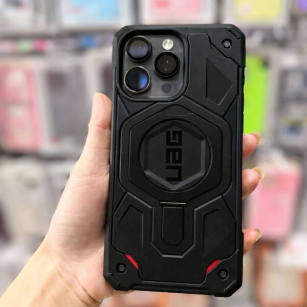 UAG Monarch Pro Rugged MagSafe Case Cover for iPhone 16 Pro | Shockproof Armor Back Cover with Stand