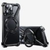 Z Shaped Metal MagSafe Bumper Case iPhone 16 Pro / 16 Pro Max | Metal Case with Kickstand | Bare Feel Rimless Phone Cover