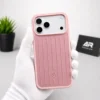 RIMOWA Aluminium Stripes Case for iPhone 17 Pro Max - Premium Liquid Silicone Shockproof Protective Cover