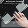 Nillkin iPad A16 11th Gen Backlit Keyboard Case Cover | Detachable RGB Keyboard with Stand & Shockproof Protection Black