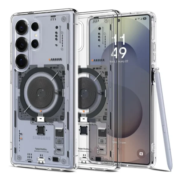 Ultra Hybrid MagFit Case Samsung Galaxy S25 Ultra | Clear MagSafe Cover | Printed Shockproof Back Cover