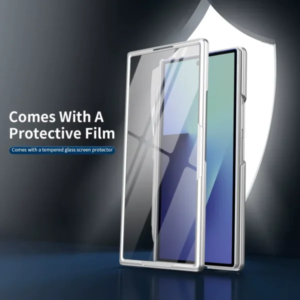 Samsung Galaxy Z Fold 7 Case with S Pen, Hinge Guard & Rotating Magnetic Stand