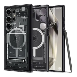 Ultra Hybrid MagFit Case Samsung Galaxy S24 Ultra | Clear MagSafe Cover | Printed Shockproof Back Cover