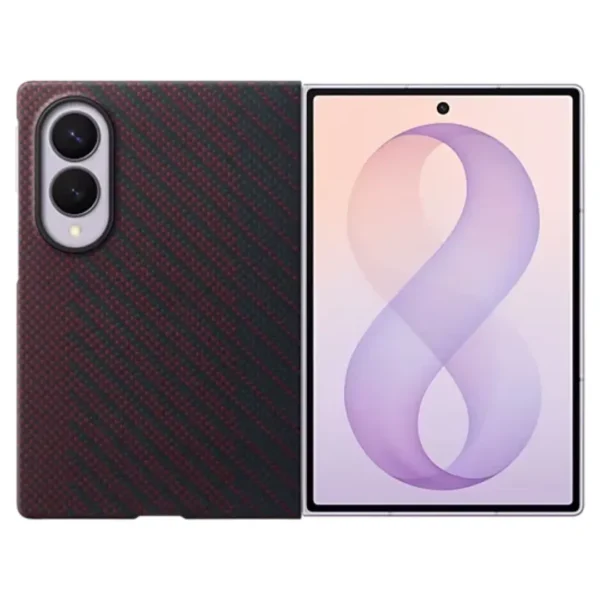 Samsung Galaxy Z Fold 8 Carbon Fiber Case | 0.8mm Slim MagSafe Magnetic Cover | Ultra Thin Aramid Fiber Phone Case