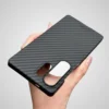 Samsung Galaxy S25 Ultra Carbon Fiber Texture Case Cover | Ultra Slim Lightweight Shockproof Back Cover Black