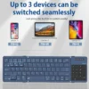 Nillkin Cube Foldable Bluetooth Keyboard with Touchpad & Number Pad for iPad, Laptop & Phone | Multi-Device Wireless Keyboard