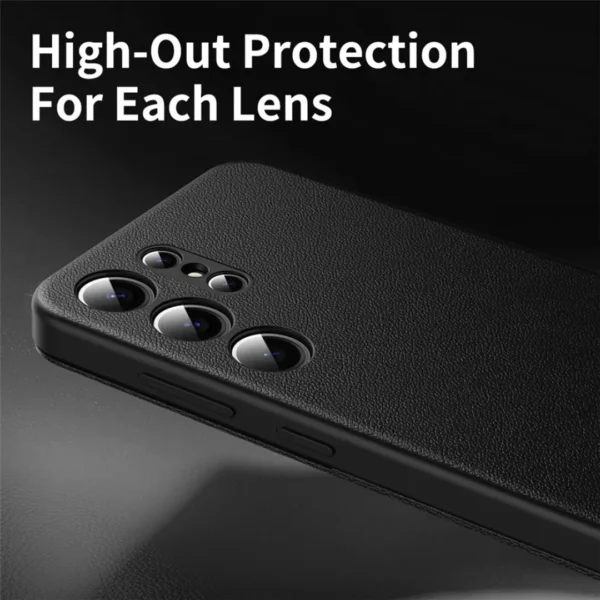 Samsung S25 Ultra Flip Case | Smart View Leather Wallet Cover Card Holder Protective Premium Phone Case