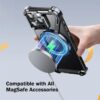 Z Shaped Metal MagSafe Bumper Case iPhone 16 Pro / 16 Pro Max | Metal Case with Kickstand | Bare Feel Rimless Phone Cover