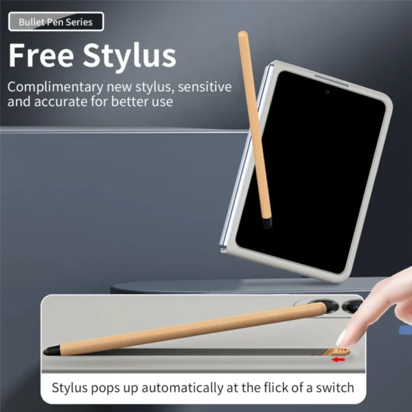Samsung Galaxy Z Fold 8 Slim Skin Feel Case with Stylus Pen