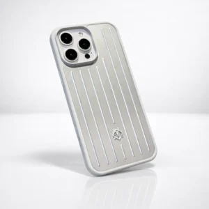 RIMOWA Aluminium Stripes Case for iPhone 16 Pro | Premium Back Cover