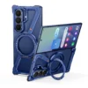 Z Shaped Metal MagSafe Bumper Case Galaxy Z Fold 7 | Metal Case with Kickstand | Bare Feel Rimless Phone Cover