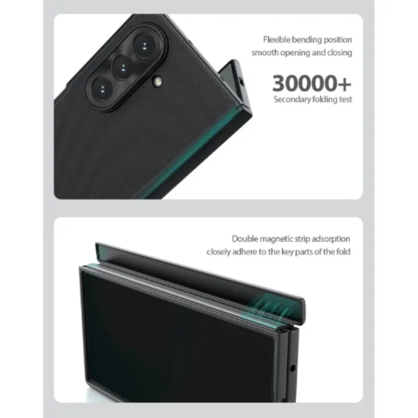 Nillkin Super Frosted Shield Case for Samsung Galaxy Z Fold 7 - Black