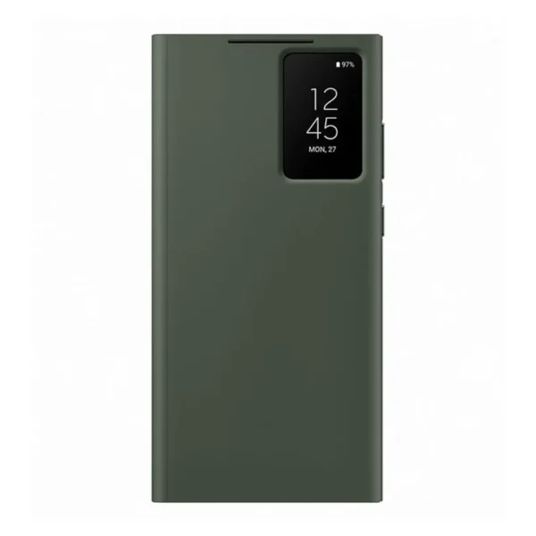 Samsung Galaxy S23 Ultra Smart View Wallet Case Flip Cover with Card Holder & Screen Protection