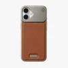 NJOYNY Aluminum Leather Case for iPhone 17 | MagSafe Aroma Cover