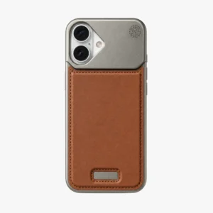 NJOYNY Aluminum Leather Case for iPhone 16 | MagSafe Aroma Cover