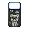 Nimmy Friends Cartoon Designer Case Cover for iPhone 17 Pro | Cute Animal Print Shockproof Matte Back Cover