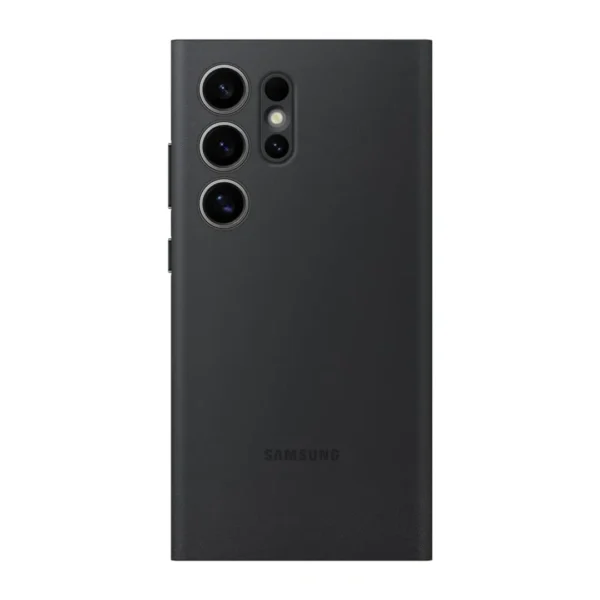 Samsung Galaxy S24 Ultra Smart View Wallet Case | Leather Flip Cover with Card Holder & Screen Protection