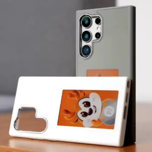 Magic E-Ink Case for Samsung Galaxy S24 Ultra | Customizable E-Ink Screen Cover | Smart NFC Display Back Cover | DIY Photo Phone Case