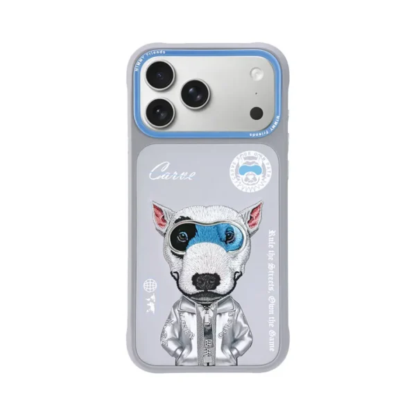 Nimmy Friends Cartoon Designer Case Cover for iPhone 17 Pro | Cute Animal Print Shockproof Matte Back Cover