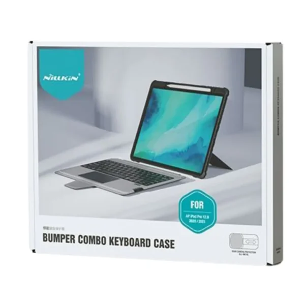 Nillkin iPad A16 Keyboard Case | iPad 11th & 10th Generation Case with Trackpad & Keyboard | Detachable Cover with Pencil Holder