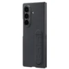 Samsung Galaxy Z Fold 7 Silicone Case with Kickstand | Soft Liquid Silicone Protective Cover