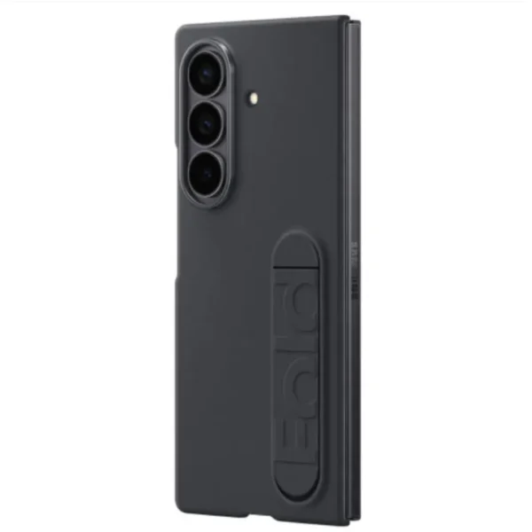 Samsung Galaxy Z Fold 7 Silicone Case with Kickstand | Soft Liquid Silicone Protective Cover