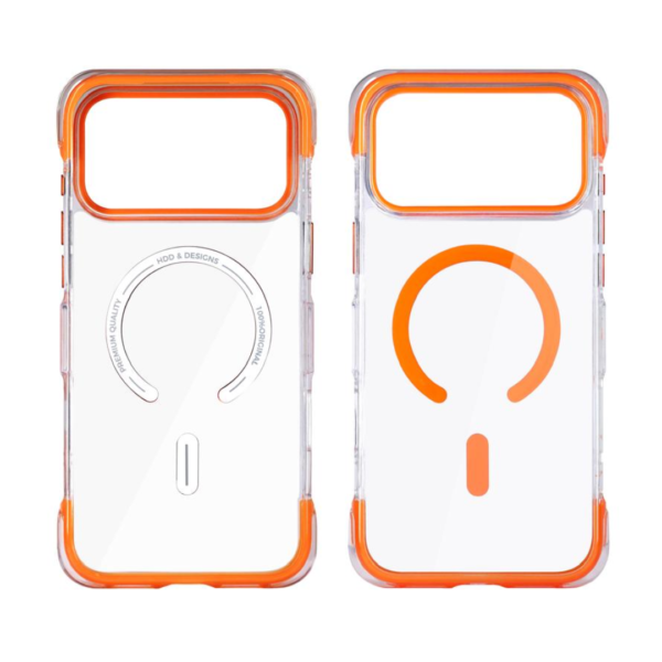 iPhone 17 Pro Max MagSafe Clear Case with Camera Guard | Transparent TPU Bumper Protective Cover
