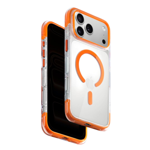 iPhone 17 Pro Max MagSafe Clear Case with Camera Guard | Transparent TPU Bumper Protective Cover