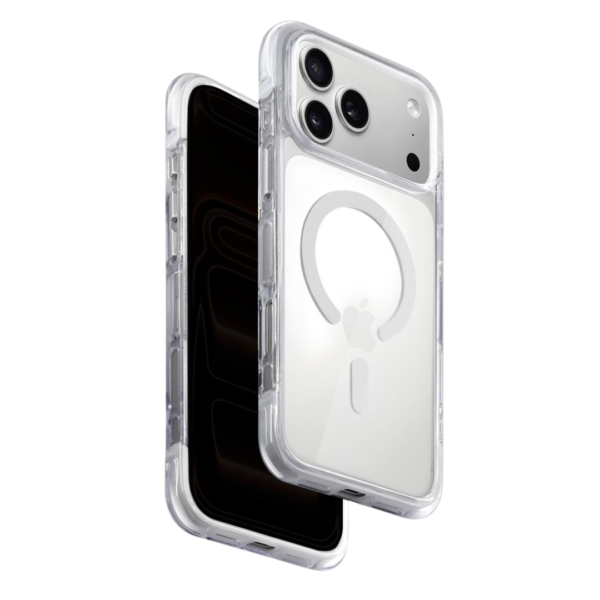 iPhone 17 Pro Max MagSafe Clear Case with Camera Guard | Transparent TPU Bumper Protective Cover