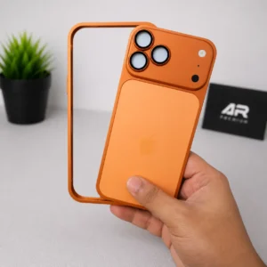 Aluminium Converter Kit – Metal Back Plate & Bumper Case | Upgrade iPhone 13/14/15/16 Pro & Pro Max to iPhone 17 Pro & Pro Max Style