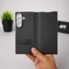 Samsung Galaxy Z Fold 8 Ultra Leather Flip Case with Magnetic Kickstand & Hinge Protection