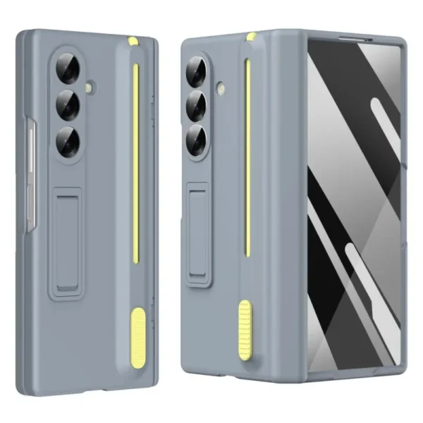 Samsung Galaxy Z Fold 7 S Pen Case with Hinge Protection, Kickstand Cover & Built-in Screen Protector