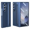 Samsung Galaxy Z Fold 7 Leather Case with S Pen | Hinge Protection Cover with Screen Protector | Shockproof Stylus Case