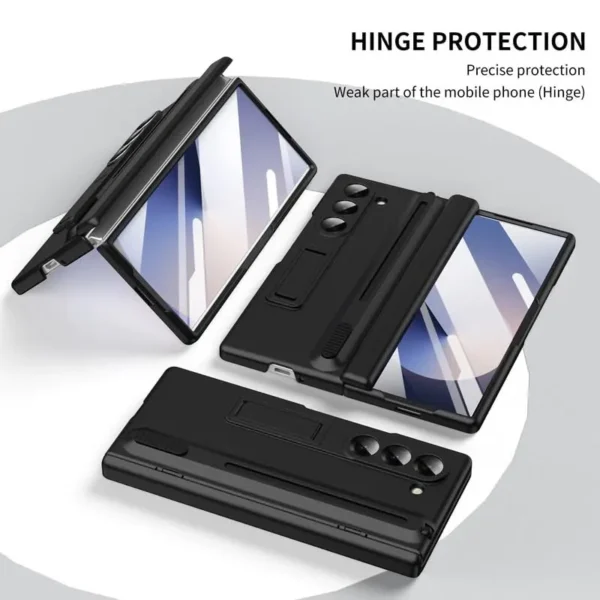 imgi_178_518pfJyqa1L.webp Samsung Galaxy Z Fold 6 S Pen Case with Hinge Protection, Kickstand Cover & Built-in Screen Protector