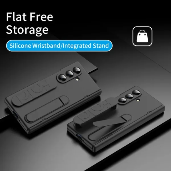 imgi_17_coque-samsung-galaxy-z-fold-7-sangle-manuelle-et-film-en-verre-trempe.webp Samsung Galaxy Z Fold 7 Silicone Case with Strap & Kickstand | Hinge Protection Cover | Tempered Glass