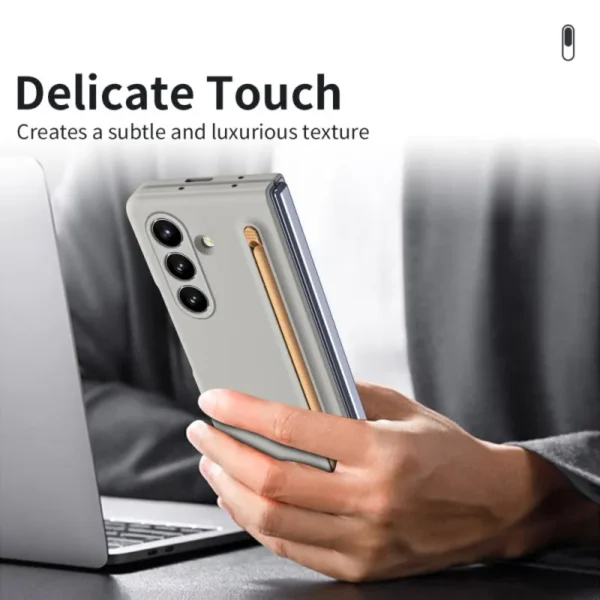 Samsung Galaxy Z Fold 7 Case with S Pen | Slim Matte Protective Cover | Shockproof Foldable Phone Case