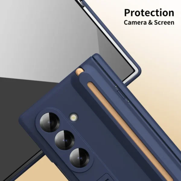 Samsung Galaxy Z Fold 7 S Pen Case with Hinge Protection, Kickstand Cover & Built-in Screen Protector