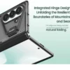 Nillkin Iceblade Prop Magnetic Case for Samsung Galaxy Z Fold 7 | Built-in Kickstand, Airbag Drop Protection & MagSafe Compatible Clear Frosted Cover