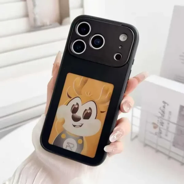 Magic E-Ink Case for iPhone 17 Pro / 17 Pro Max | Customizable E-Ink Screen Cover | Smart NFC Display Back Cover | DIY Photo Phone Case