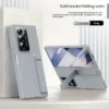 Samsung Galaxy Z Fold 7 Case with Foldable Kickstand | Slim Hard PC Shockproof Cover | Skin Touch Protective Phone Case