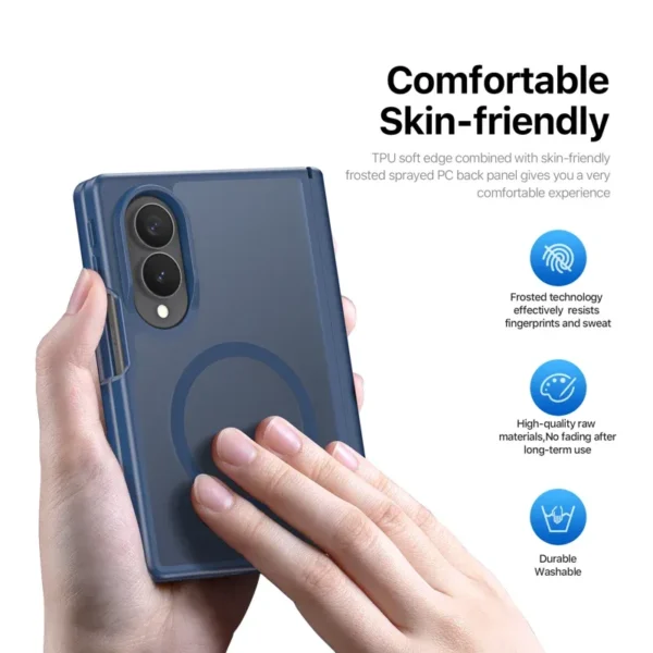 Samsung Galaxy Z Fold 8 Magnetic Case – Slim Translucent Matte Protective Cover