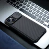 Nillkin CamShield Pro Black Case for iPhone with Sliding Camera Protection