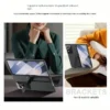 Samsung Galaxy Z Fold 7 Case with Foldable Kickstand | Slim Hard PC Shockproof Cover | Skin Touch Protective Phone Case