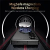 Samsung Galaxy Z Fold 8 Magnetic Case with Kickstand | PU Leather Coated PC Phone Cover | Tempered Glass Screen Protector